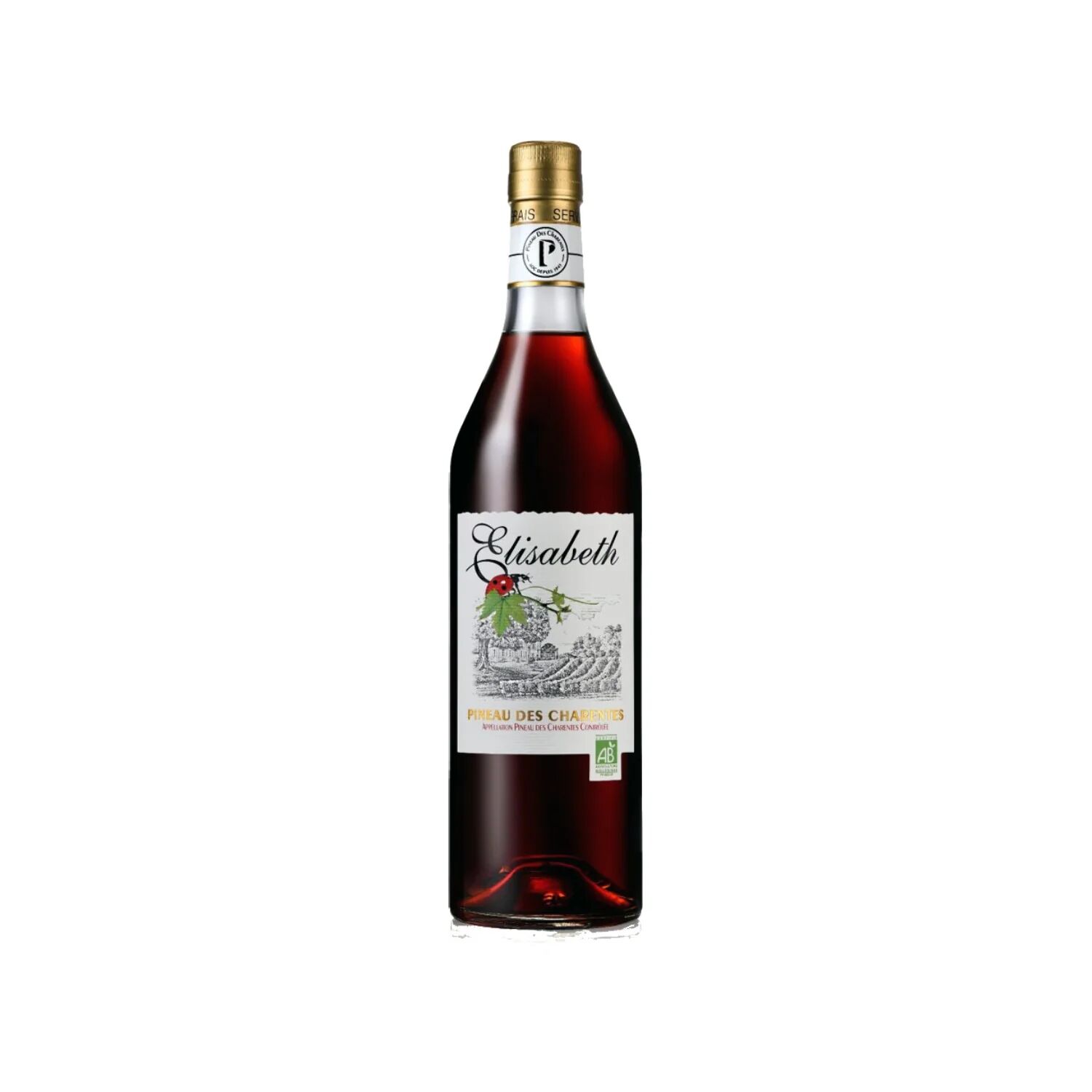 Domaine ELISABETH COGNAC PINEAU DES CHARENTES ROUGE BIOLOGICO - 0,75 L