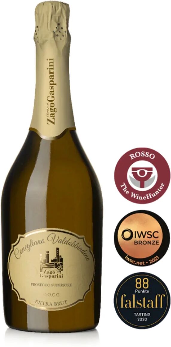 VALDOBBIADENE SUPERIORE D.O.C.G. EXTRA BRUT - ZAGO GASPARINI - 0,75 L