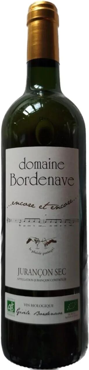 Domaine BORDENAVE ENCORE ET ENCORE JURANÇON SEC - 0,75 L