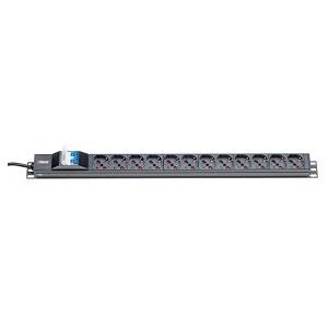 ITRack 309147 unità di distribuzione dell'energia (PDU) 12 presa(e) AC 0U Nero (309147)