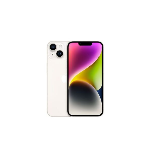 apple iphone 14 15,5 cm (6.1) doppia sim ios 16 5g 128 gb bianco (mpur3zd/a)