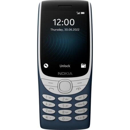 nokia 8210 4g 7,11 cm (2.8) 107 g blu telefono cellulare basico (16libl01a09)