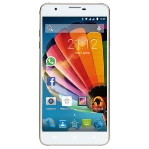 Mediacom PhonePad Duo G551 14 cm (5.5") Doppia SIM Android 5.1 3G Micro-USB 1 GB 8 GB 2500 mAh Oro, Bianco (M-PPAG551)