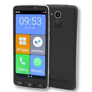 Olympia Neo schwarz 14 cm (5.5") Doppia SIM Android 10.0 4G USB tipo-C 2 GB 16 GB 2400 mAh Nero, Argento (2286)