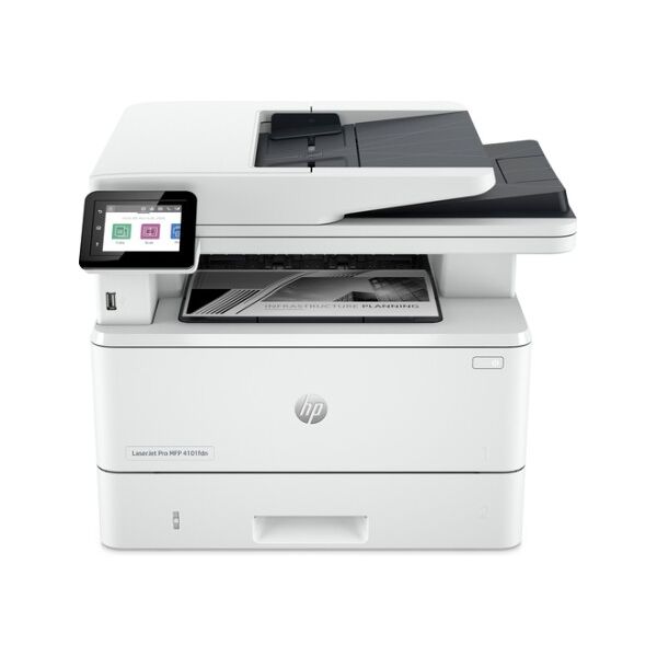 hp laserjet pro stampante multifunzione 4102fdn, bianco e nero, stampante per piccole e medie imprese, stampa, copi (2z623f#b19)