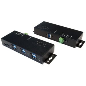 EXSYS EX-1189HMVS-3, 7x USB 3.0, Metall, USB 3.2 Gen 1 (3.1 Gen 1) Type-B 5000 Mbit/s Nero (EX-1189HMVS-3)