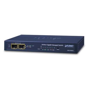 PLANET GSD-1002M switch di rete Gestito L2/L4 Gigabit Ethernet (10/100/1000) Supporto Power over Ethernet (PoE) Blu (GSD-1002M)