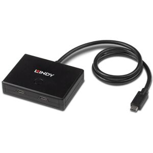 Lindy 43329 hub di interfaccia USB 3.2 Gen 1 (3.1 Gen 1) Type-C 5000 Mbit/s Nero (43329)