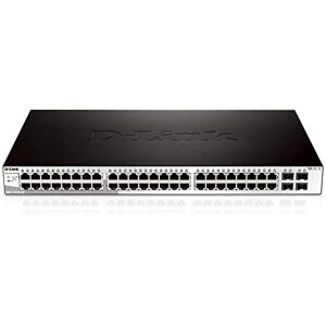 D-Link SWITCH 48-PORT 10/100/1000BASE-T + 4-PORT 1 GBPS SFP PORTS METRO ETHERNET SWITCH (DGS-1210-52/ME)
