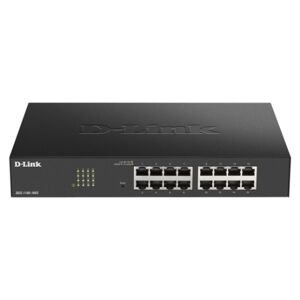 D-Link DGS-1100-16V2 switch di rete Gestito L2 Gigabit Ethernet (10/100/1000) Nero (DGS-1100-16V2/E)