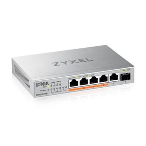 Zyxel XMG-105HP Non gestito 2.5G Ethernet (100/1000/2500) Supporto Power over Ethernet (PoE) Argento (XMG-105HP-EU0101F)