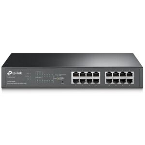 TP-Link TL-SG1016PE Gestito Gigabit Ethernet (10/100/1000) Supporto Power over Ethernet (PoE) Nero (TL-SG1016PE)