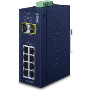 PLANET IGS-1020TF switch di rete Non gestito Gigabit Ethernet (10/100/1000) Blu (IGS-1020TF)