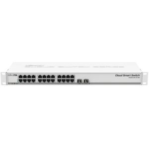 Mikrotik CSS326-24G-2S+RM switch di rete Gestito Gigabit Ethernet (10/100/1000) Supporto Power over Ethernet  (CSS326-24G-2S+RM)