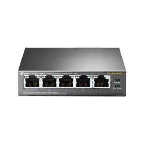 TP-Link TL-SG1005P Non gestito Gigabit Ethernet (10/100/1000) Supporto Power over Ethernet (PoE) Nero (2X TL-SG1005P)