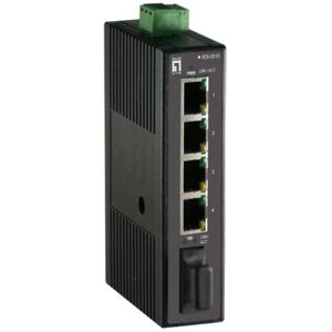 LevelOne IES-0510 switch di rete Non gestito Fast Ethernet (10/100) Nero (IES-0510)