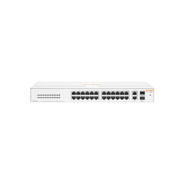 hp enterprise aruba instant on 1430 26g 2sfp non gestito l2 gigabit ethernet (10/100/1000) 1u (r8r50a#abb)