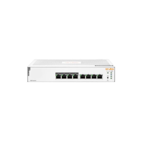 hp enterprise aruba instant on 1830 8g 4p class4 poe 65w gestito l2 gigabit ethernet (10/100/1000) support (jl811a)