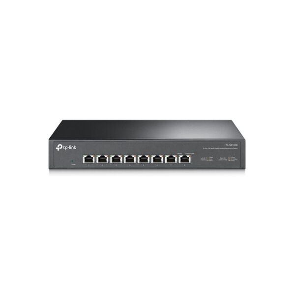 tp-link tl-sx1008 switch di rete non gestito 10g ethernet (100/1000/10000) nero (tl-sx1008)