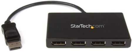 startech - display and video adapt. startech.com adattatore multi monitor a 4 porte - hub mst displayport 1.2 a 4x dp 1080p - video splitter displaypo (mstdp124dp)