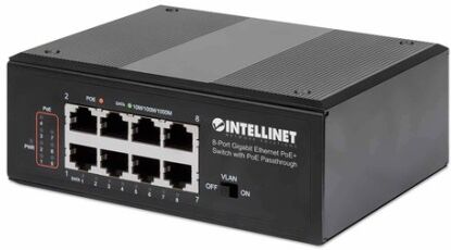 intellinet 561624 switch di rete gigabit ethernet (10/100/1000) supporto power over ethernet (poe) nero (561624)