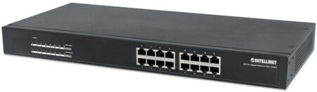 intellinet 560993 switch di rete non gestito l2 gigabit ethernet (10/100/1000) supporto power over ethernet (poe) 1u ne (560993)