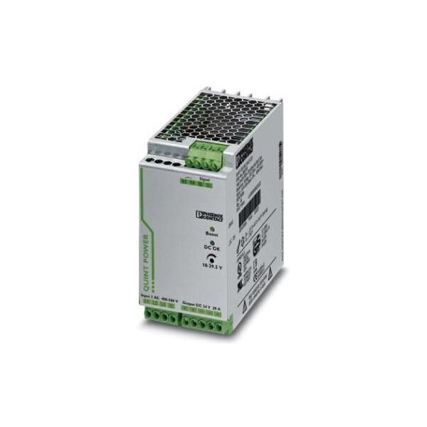 phoenix contact quint-ps/3ac/24dc/20 alimentatore per computer 480 w verde, grigio (2866792)