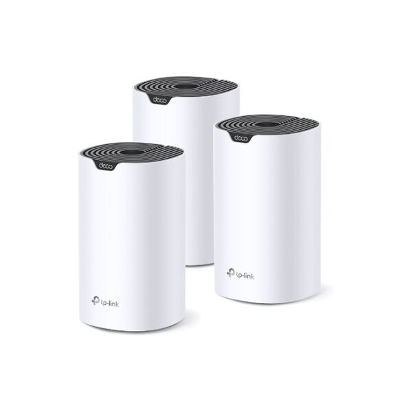 tp-link deco s7 (3-pack) dual-band (2.4 ghz/5 ghz) wi-fi 5 (802.11ac) bianco, nero interno (deco s7(3-pack))