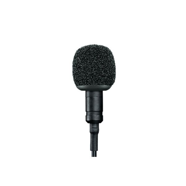 shure mvl nero microfono lavalier/lapel (mvl-3.5mm)