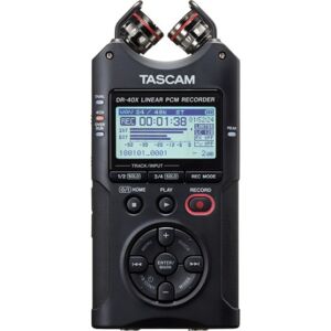 Tascam DR-40X dittafono Flash card Nero (DR-40X)