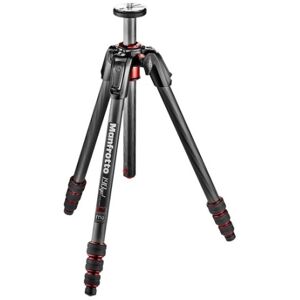 Manfrotto MT190GOA4 treppiede Fotocamere digitali/film 3 gamba/gambe Nero, Rosso (MT190GOA4)