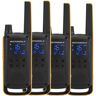 Motorola Talkabout T82 Extreme Quad Pack ricetrasmittente 16 canali Nero, Arancione (B8P00811YDEMAQ) (59T82EXQUADPACK)