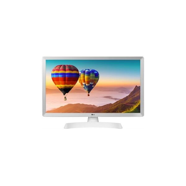 tv monitor 23,6 lg hd smart intern et hdmi vesa dvbt2 dvbs2 bianco (24tq510s-wz)