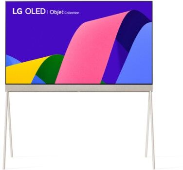 LG OLED Objet Collection Objet 4K 42'' Serie Posé 42LX1Q6LA Smart TV Stand a cavalletto NOVITÀ 2022 (42LX1Q6)