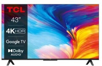 TCL Serie P63 43P635 TV 109,2 cm (43") 4K Ultra HD Smart TV Wi-Fi Nero (43P635)