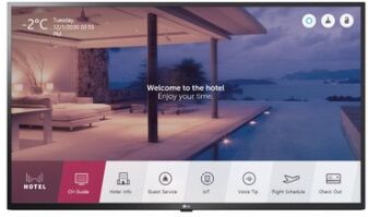 LG US342H Series 109,2 cm (43") 4K Ultra HD Nero (43US342H9)