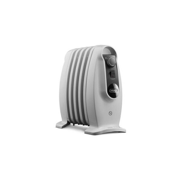 delonghi de’longhi trns0505m stufetta elettrica interno bianco 500 w riscaldatore ambiente elettrico a olio (trns0505m)