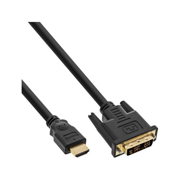 inline b-17662p cavo e adattatore video hdmi tipo a (standard) dvi-d nero (b-17662p)