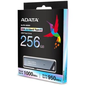 ADATA UE800 unità flash USB 256 GB USB tipo-C 3.2 Gen 2 (3.1 Gen 2) Argento (AELI-UE800-256G-CSG)