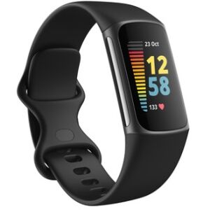 Fitbit Charge 5 Braccialetto per rilevamento di attività Nero, Grafite (421BKBK)