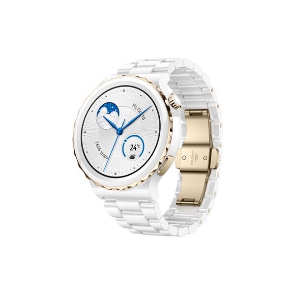 huawei watch gt 3 pro 3,35 cm (1.32) amoled 43 mm 4g bianco gps (satellitare) (55028824)