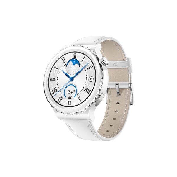 huawei watch gt 3 pro 3,35 cm (1.32) amoled 43 mm 4g bianco gps (satellitare) (55028825)