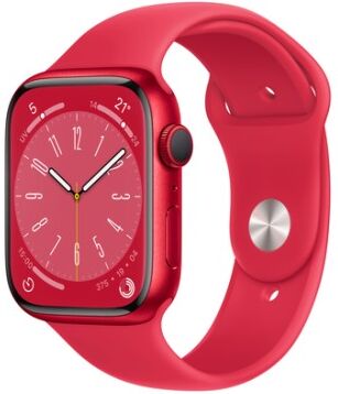 Apple Watch Series 8 GPS 41mm Cassa in Alluminio color (PRODUCT)RED con Cinturino Sport Band (PRODUCT)RED - Regular (MNP73TY/A)