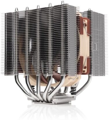 noctua nh-d12l sistema di raffreddamento per computer processore raffreddatore d'aria alluminio, beige, marrone (nh-d12l)