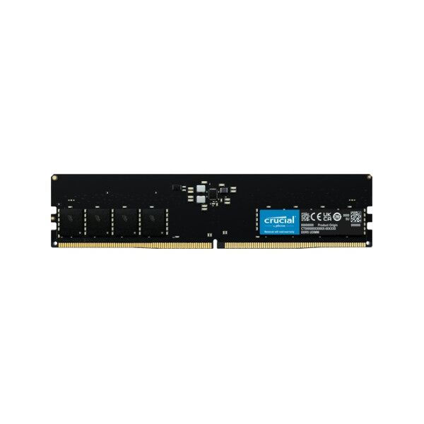 crucial ct32g48c40u5 memoria 32 gb 1 x 32 gb ddr5 4800 mhz data integrity check (verifica integrità dati) (ct32g48c40u5)