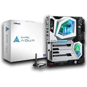 ASRock Z490 Aqua Intel Z490 ATX esteso (90-MXBBW0-A0UAYZ)