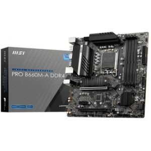 MSI PRO B660M-A DDR4 scheda madre Intel B660 LGA 1700 micro ATX (7D43-001R)