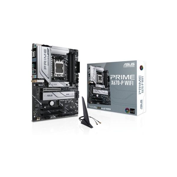 asus prime x670-p wifi amd x670 presa di corrente am5 atx (90mb1bv0-m0eay0)