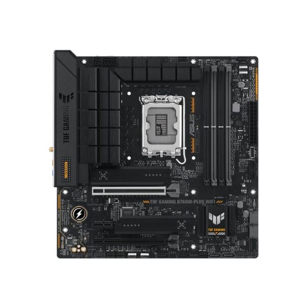 asus mb b760, tuf gaming b760m-plus wifi, lga 1700, usb3.2gen2x2, wifi 6, 90mb1et0-m0eay0 (90mb1et0-m0eay0)