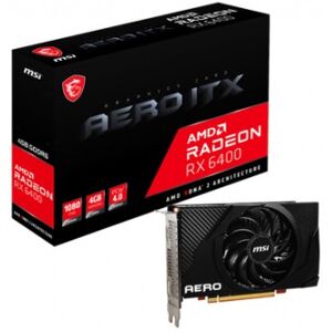 MSI Radeon RX 6400 AERO ITX 4G AMD 4 GB GDDR6 (V508-012R)